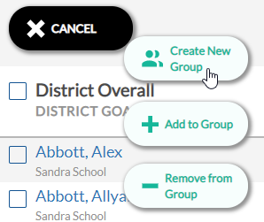 select Group, then Create New Group