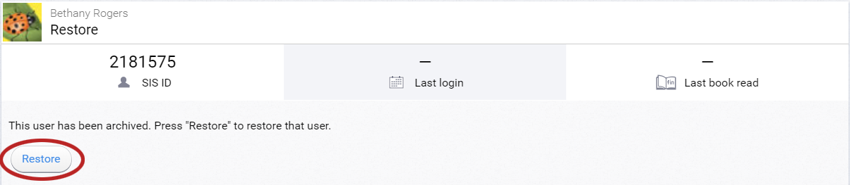 select Restore