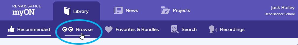 select Browse