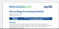 get on stage for american history