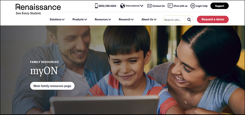 myON family resources