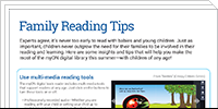 family reading tips (English)