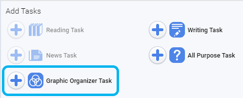 select graphic organizer task