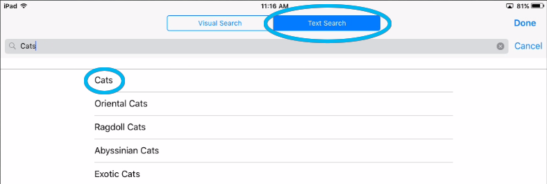 select Text Search