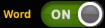 the word highlighting icon for audio