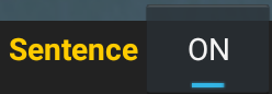 sentence on