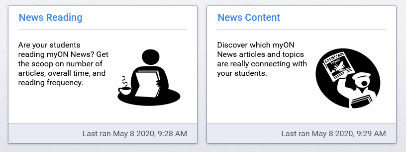 reports about news reading