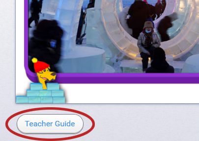 teacher guide button