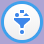 filter icon with light background