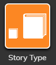 Story Type filter button for younger students