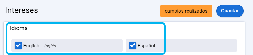 los idiomas en los que prefieres leer tus libros