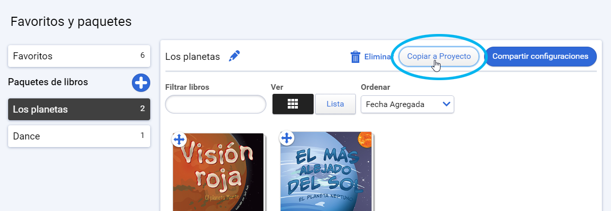 Mover al Proyecto