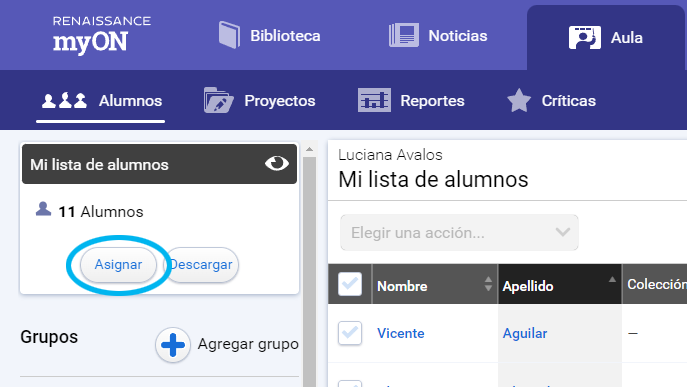 Asignar