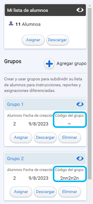 un código