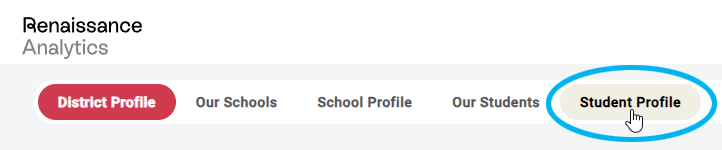 select Student Profile