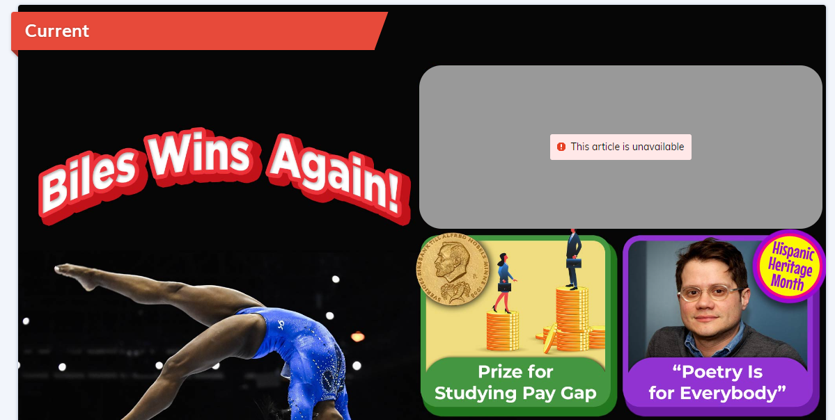 an example of an article that a student doesn't have access to