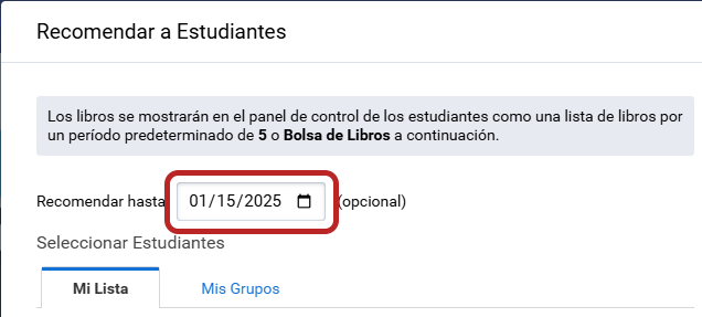 fecha de finalización