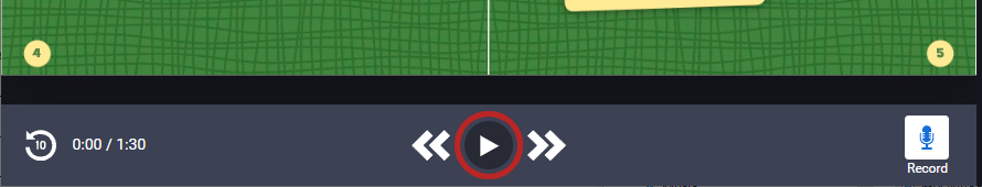 the Play button