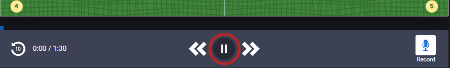 the Pause button