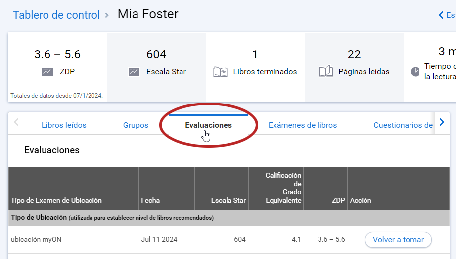 Evaluaciones